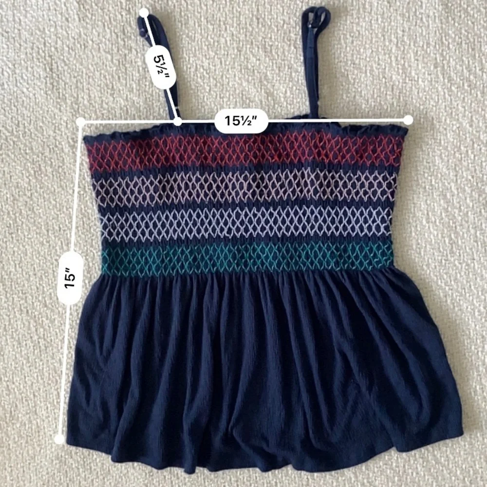 Self Esteem Smocked Tube Top Size XL - Picture 6 of 6